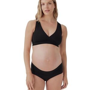 Pact Organic Cotton Maternity Foldover Hipster Underwear for pregnancy XXL(3)